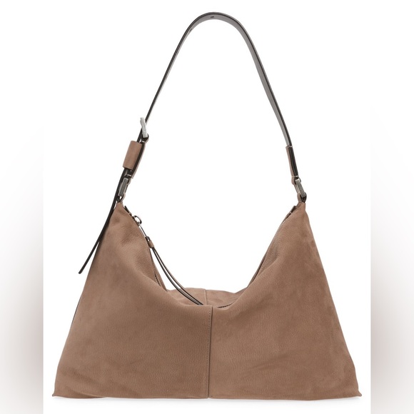 All Saints Bags 349 Allsaints Edbury Large Brown Leather Slouchy Shoulder Bag Nwt Poshmark